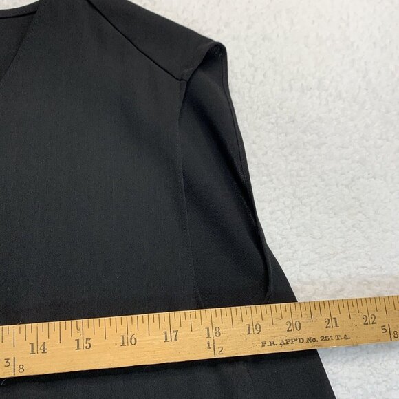 Alfani Women's Oversized High Low Shift Dress Flowy Pockets Size 8 Black NWT $90 - Picture 5 of 11